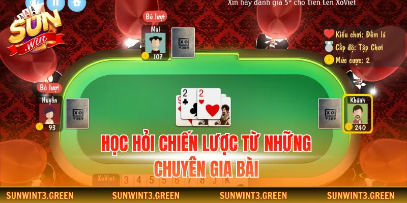 Học hỏi chiến lược từ những chuyên gia bài